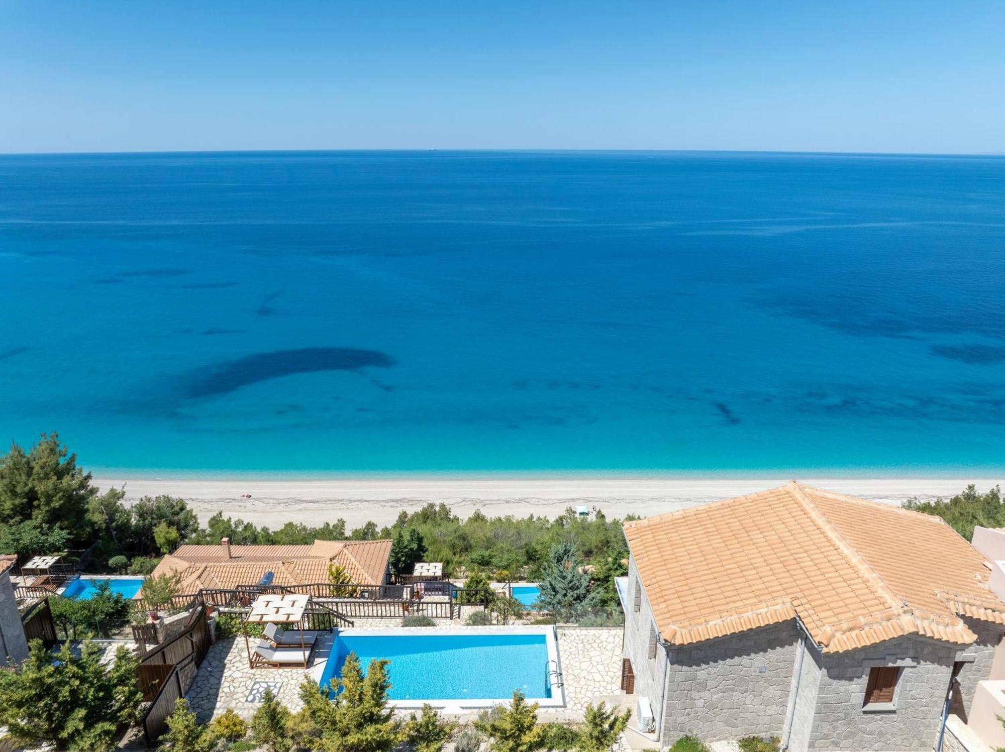 Milos Paradise Luxury Villas Ayios Nikitas Luaran gambar