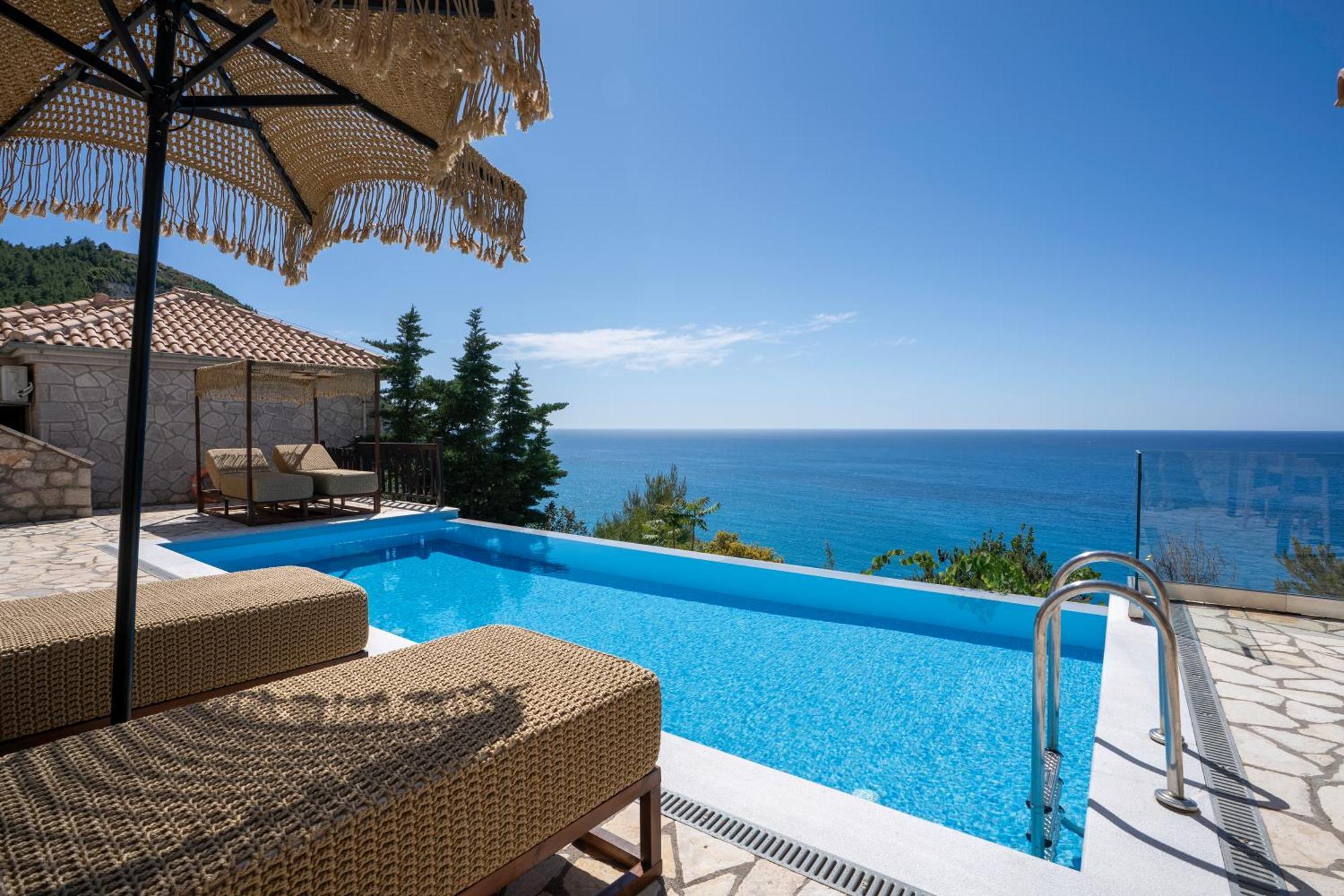 Milos Paradise Luxury Villas Ayios Nikitas Luaran gambar