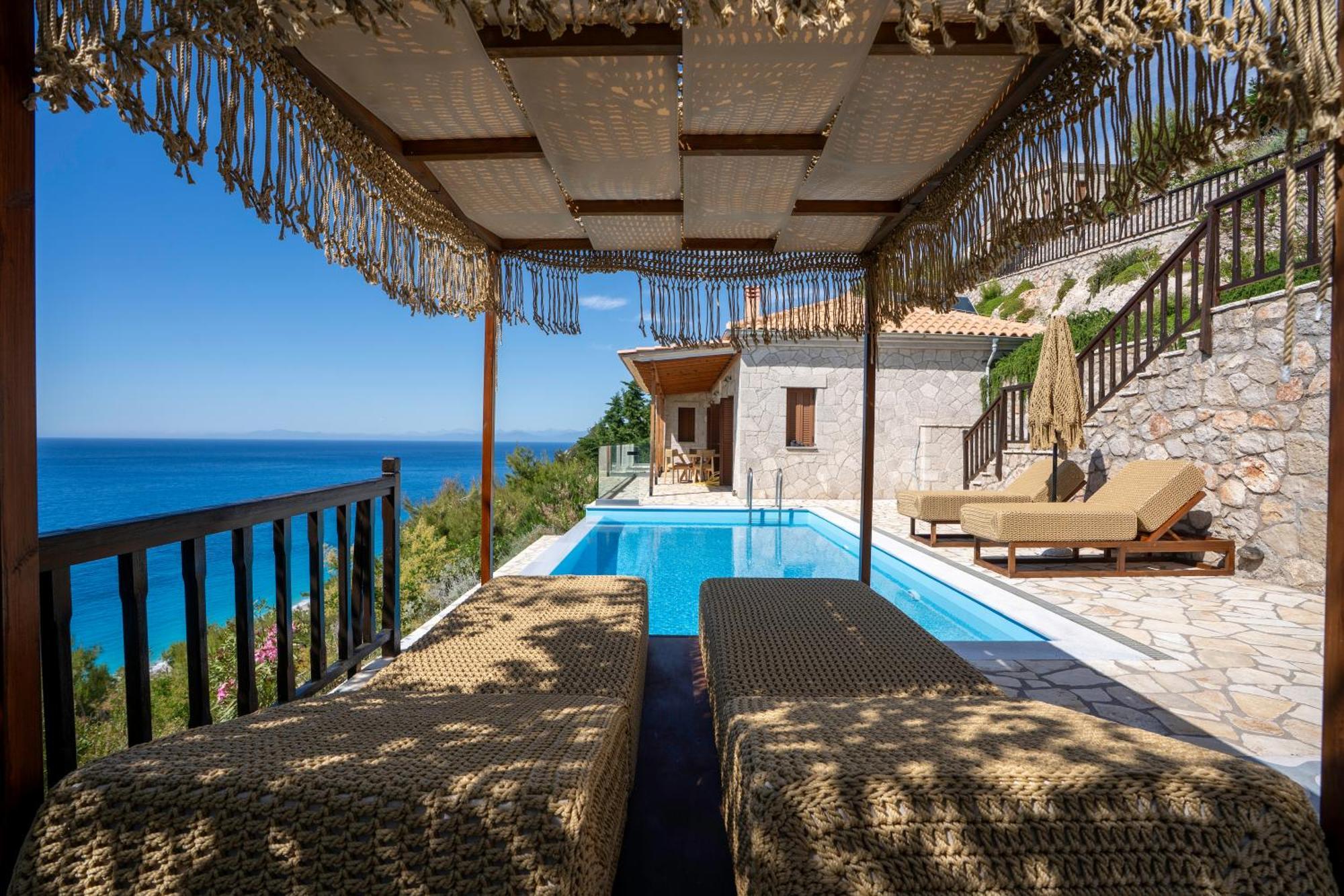 Milos Paradise Luxury Villas Ayios Nikitas Luaran gambar